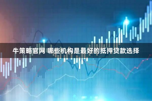 牛策略官网 哪些机构是最好的抵押贷款选择